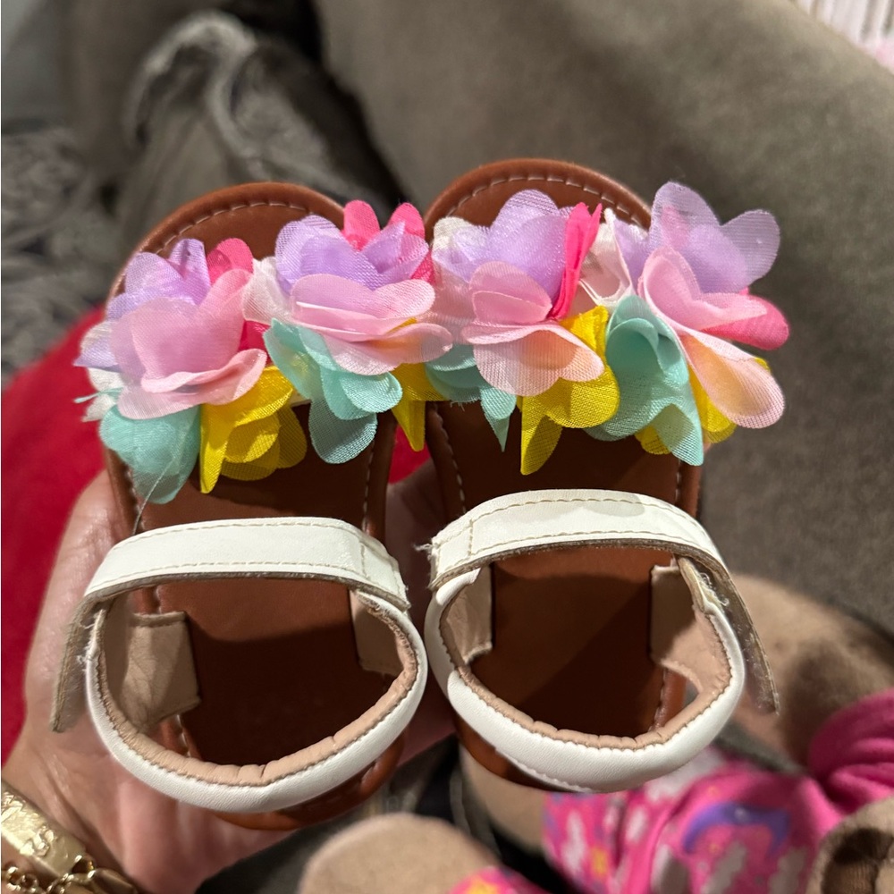 Colorful Floral Kids Sandals